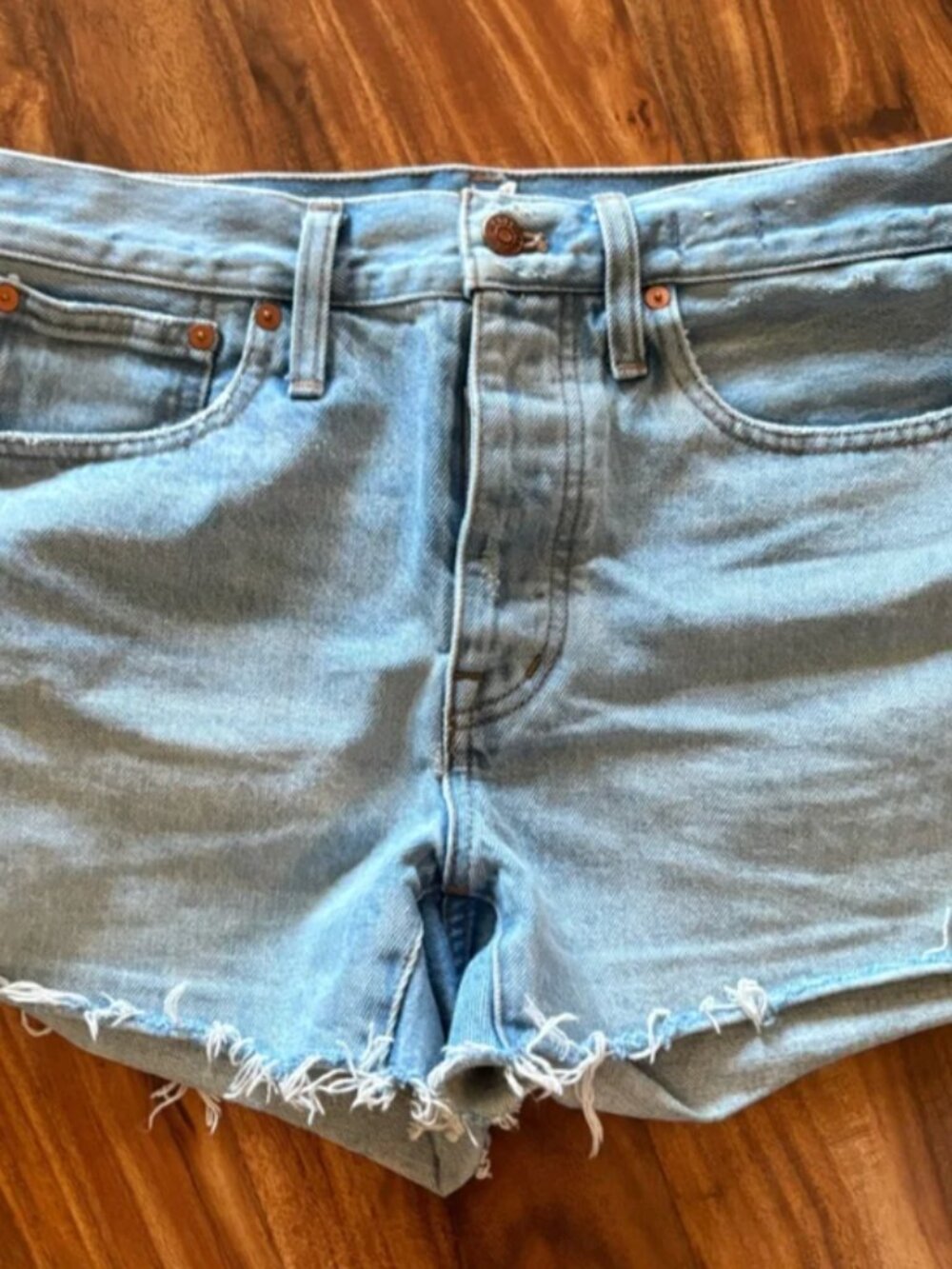 Madewell Curvy Relaxed Denim Shorts